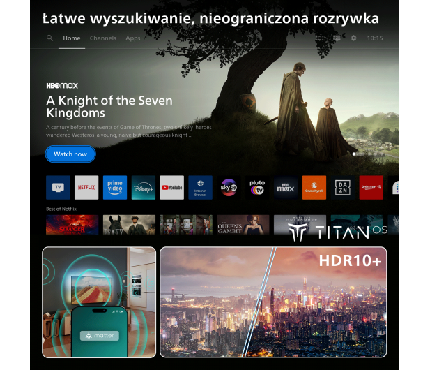 Philips 43PUS8001/12 43" LED 4K Smart TV Ambilight - 1529914 - zdjęcie 3